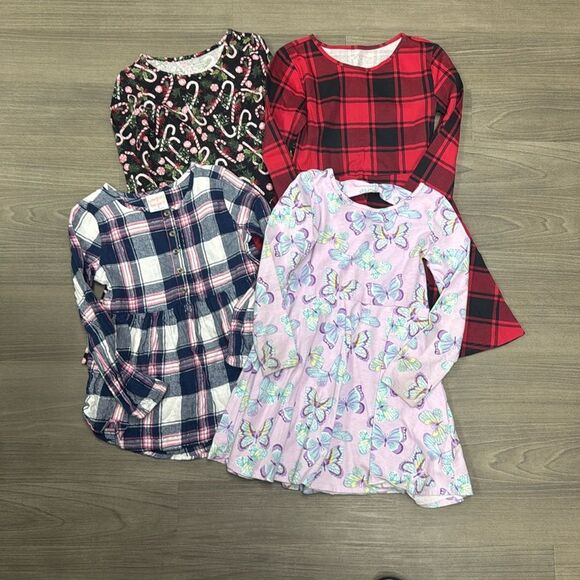Bundle of 4 Girls Dresses - Picture 1 of 11